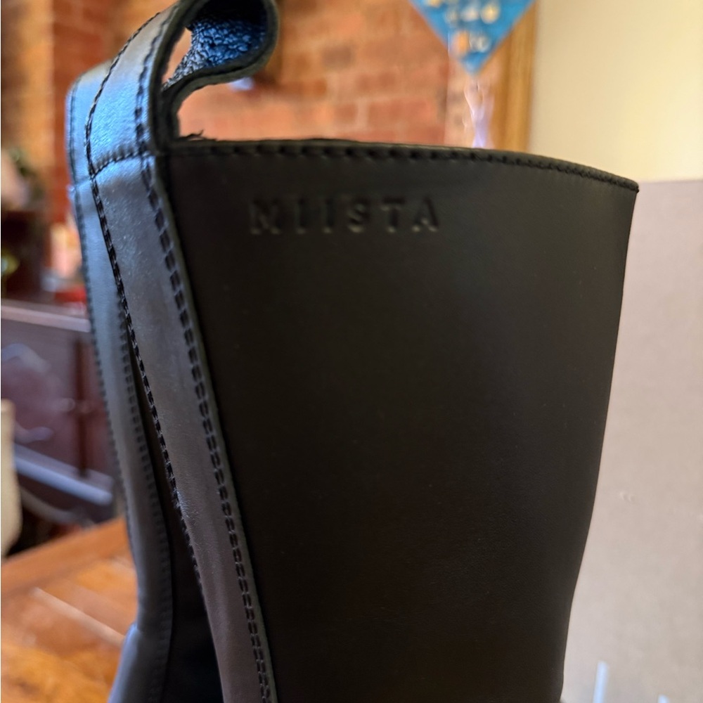 Miista Black Heeled Boots - Brand New - Picture 10 of 15
